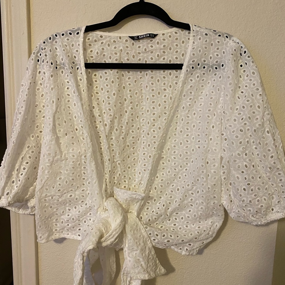 Wrap crop top